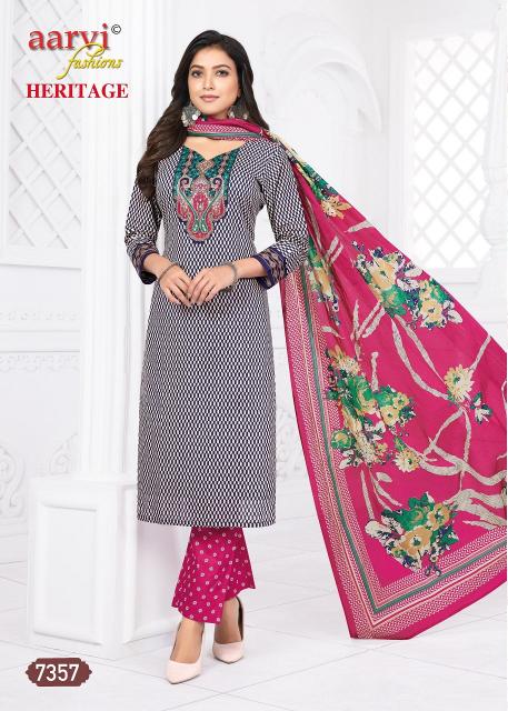 Aarvi Heritage Vol-2 – Katha Work Kurti Pant With Dupatta - Wholesale Catalog