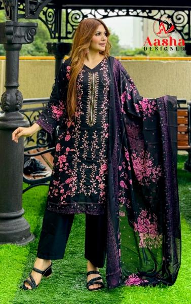Aasha Riwayat Premium Chiffon Dupatta Pakistani Suit Wholesale catalog