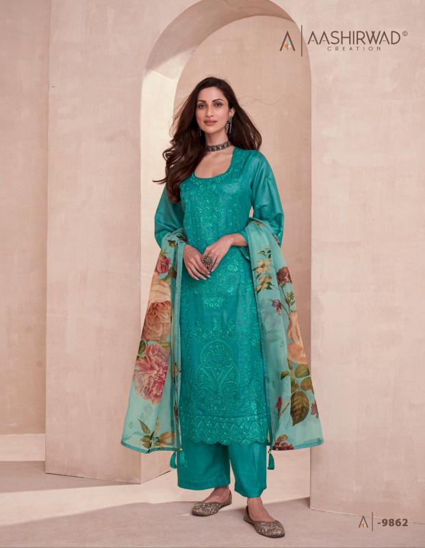 AASHIRWAD ELORA Salwar Kameez Wholesale Catalog
