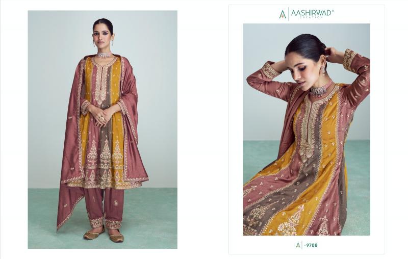 AASHIRWAD RIWAAZ-NX Salwar Kameez Wholesale Catalog