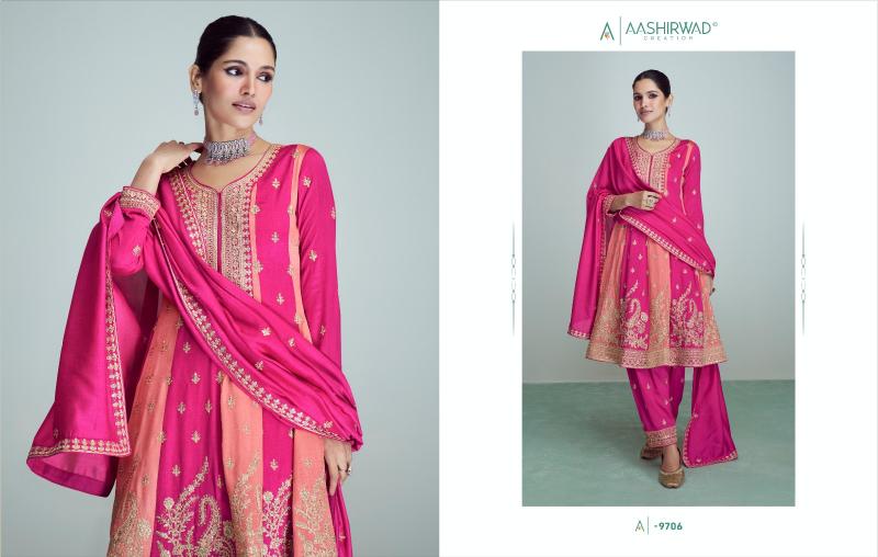 AASHIRWAD RIWAAZ-NX Salwar Kameez Wholesale Catalog