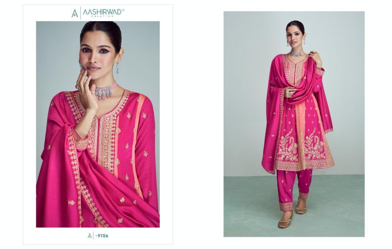 AASHIRWAD RIWAAZ-NX Salwar Kameez Wholesale Catalog
