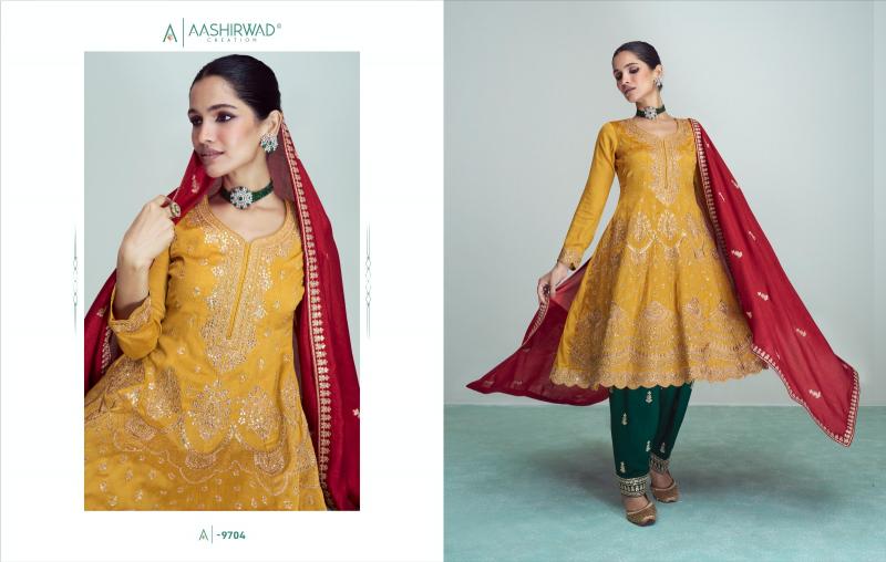 AASHIRWAD RIWAAZ-NX Salwar Kameez Wholesale Catalog