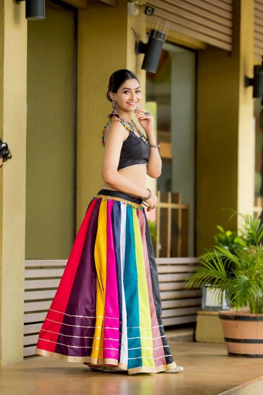Aawiya 7068 Multi Colour Cotton Lehenga Choli Wholesale catalog