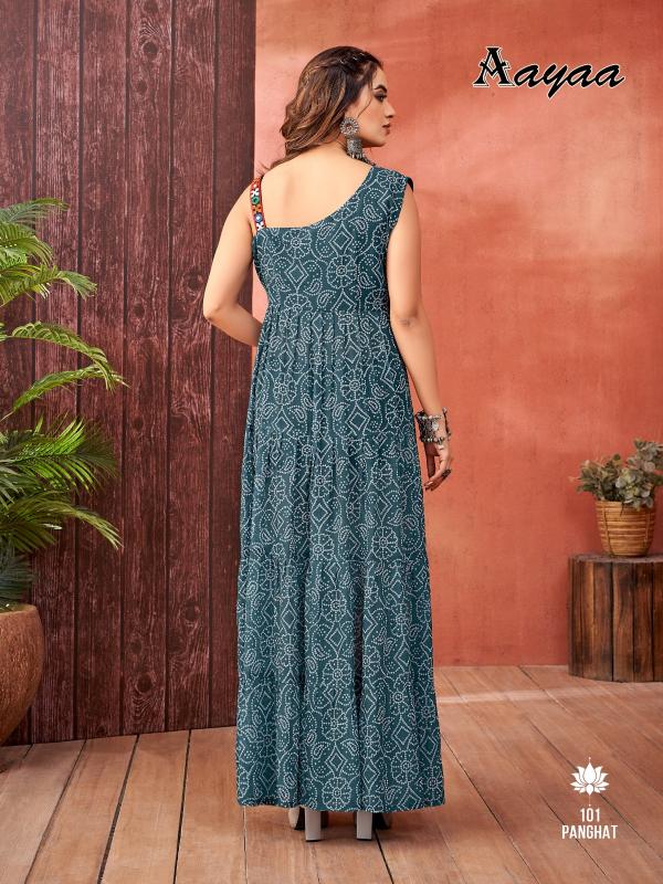 Aayaa Panghat vol 1 Long Kurti Wholesale Catalog