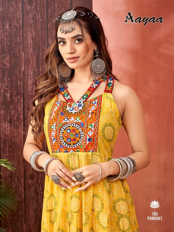 Aayaa Panghat vol 1 Long Kurti Wholesale Catalog