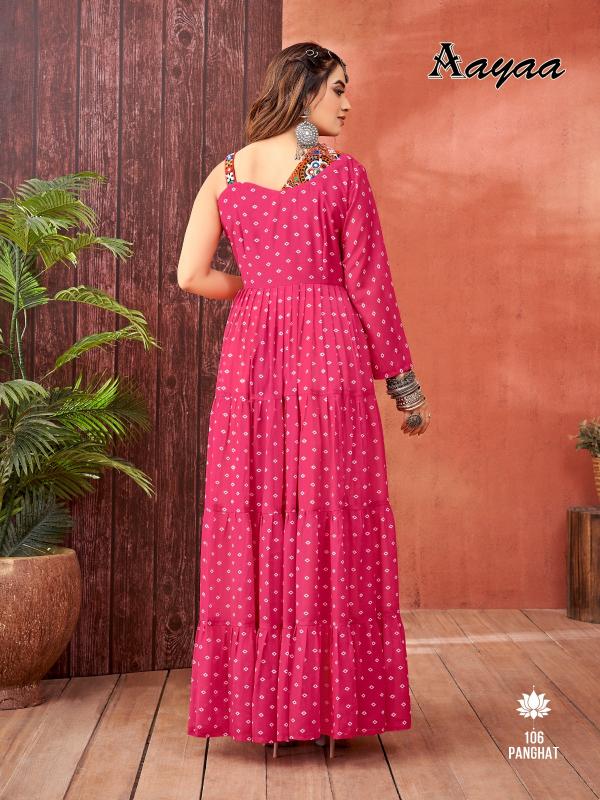 Aayaa Panghat vol 1 Long Kurti Wholesale Catalog