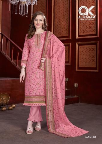 Al karam Shabnam Vol 1 Soft Cotton Digital Printed Dress Material Wholesale catalog