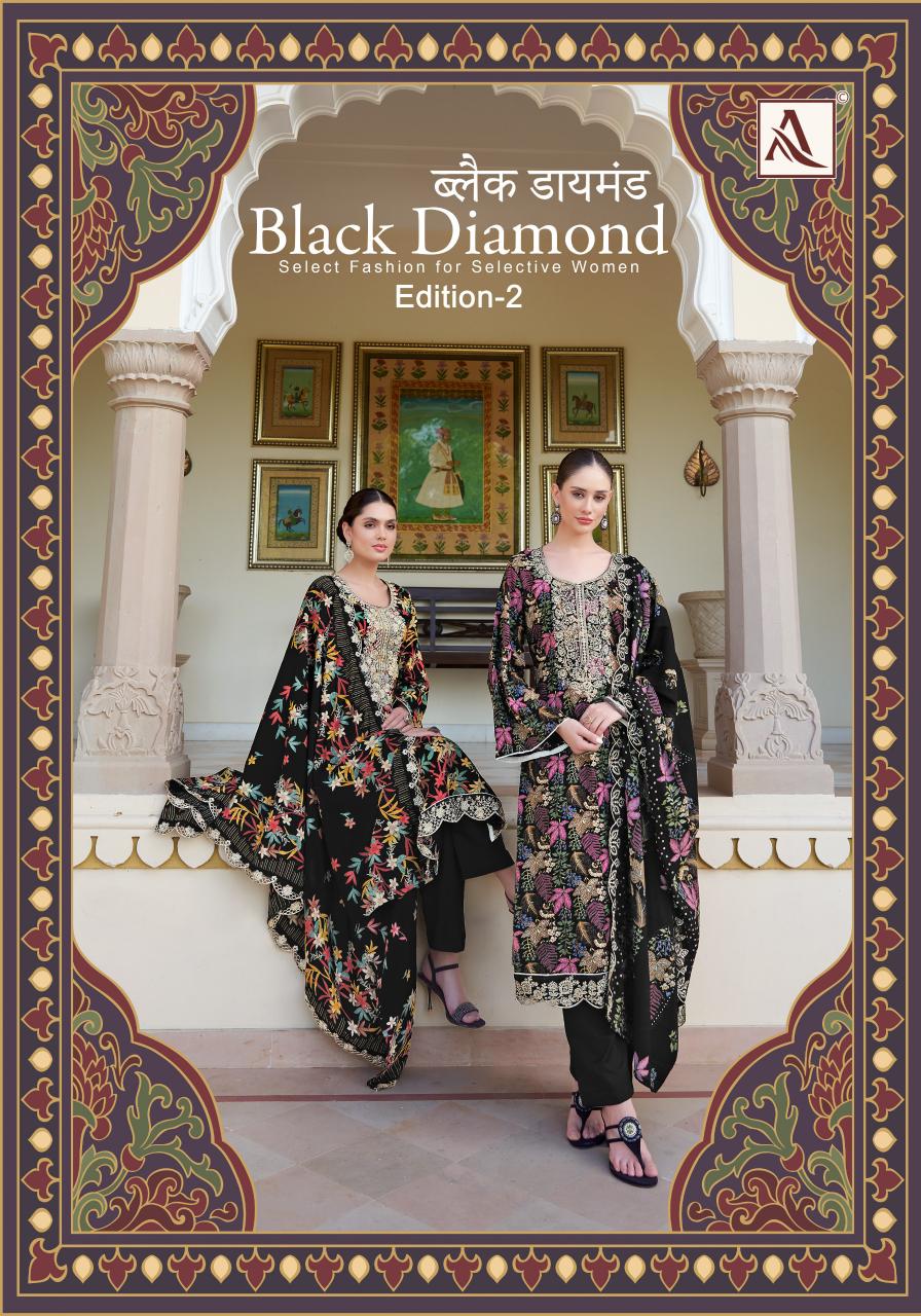 Alok Black Diamond Vol 2 Dress Material Wholesale Catalog