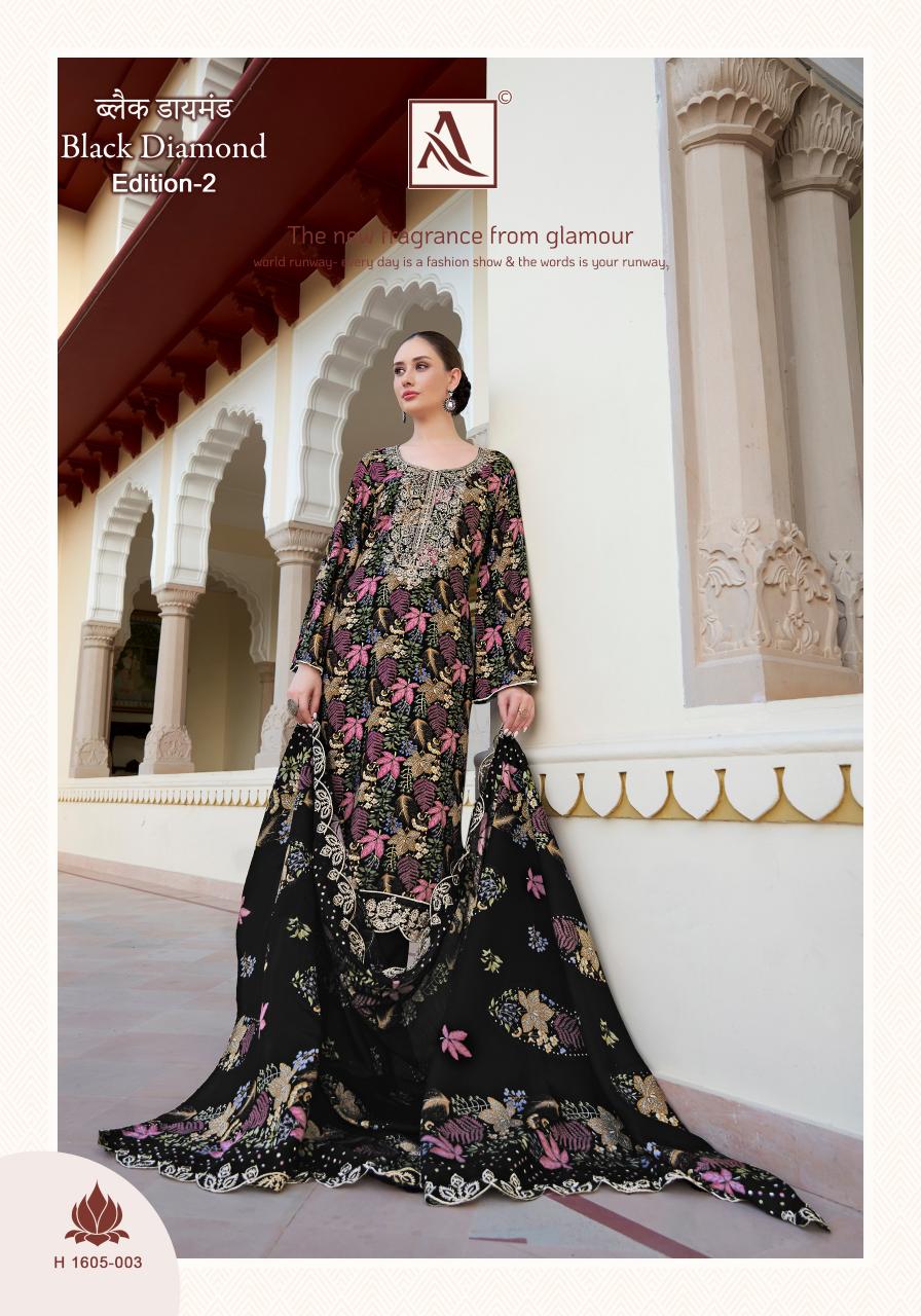 Alok Black Diamond Vol 2 Dress Material Wholesale Catalog