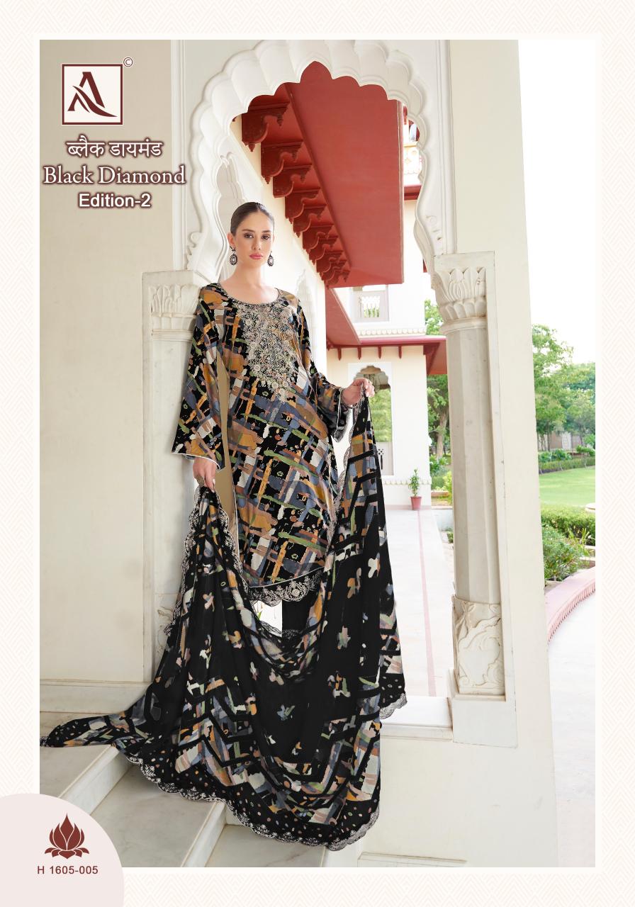 Alok Black Diamond Vol 2 Dress Material Wholesale Catalog