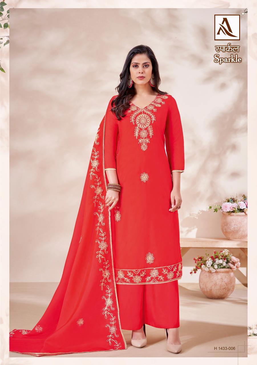 Alok SPARKLE Salwar Kameez Wholesale Catalog