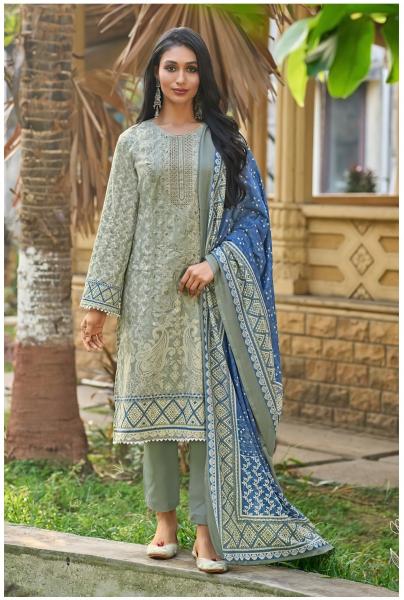 Alzohaib Bin Saeed Nx Chiffon Dupatta salwar kameez Wholesale catalog