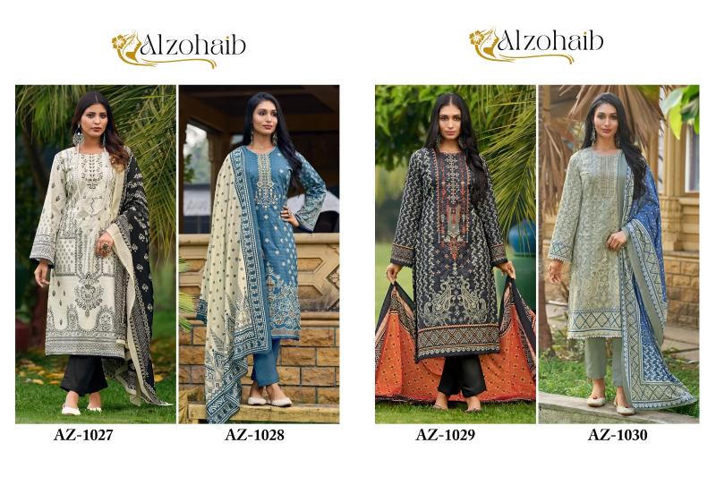 Alzohaib Bin Saeed Nx Chiffon Dupatta salwar kameez Wholesale catalog