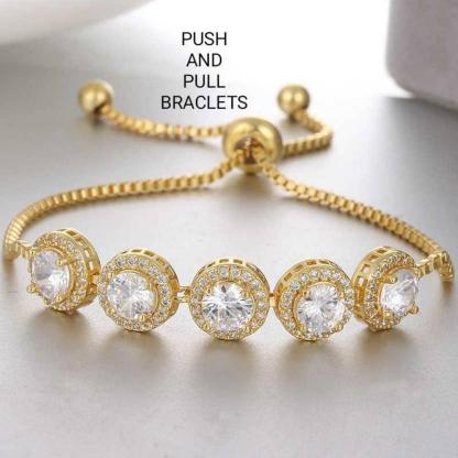 American Gold Diamond Bracelet