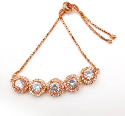 American Rose Gold Diamond Bracelet