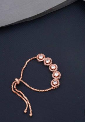 American Rose Gold Diamond Bracelet