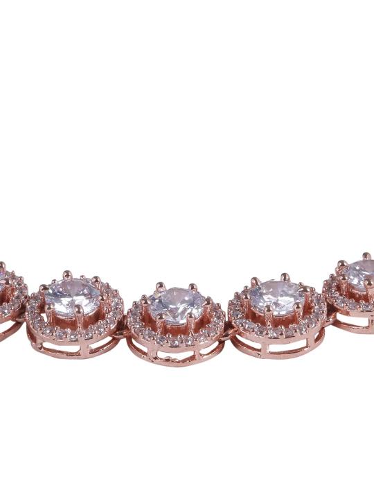 American Rose Gold Diamond Bracelet