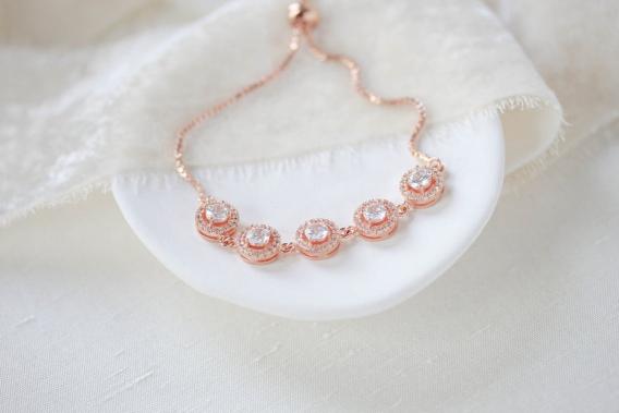 American Rose Gold Diamond Bracelet