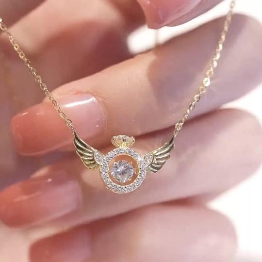 Angel Wing Gold Necklace 