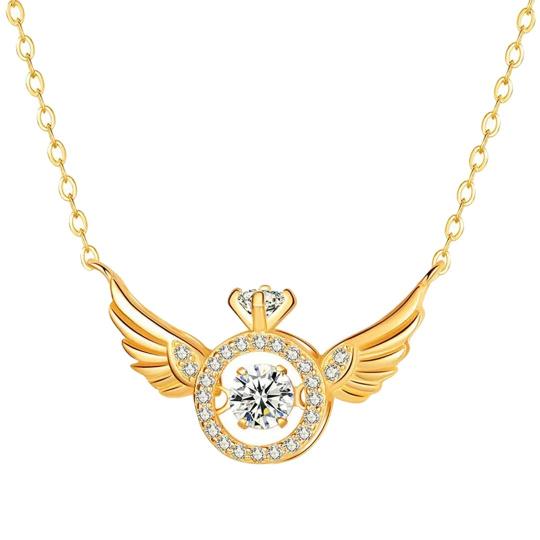Angel Wing Gold Necklace 