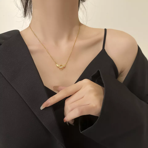 Angel Wing Gold Necklace 