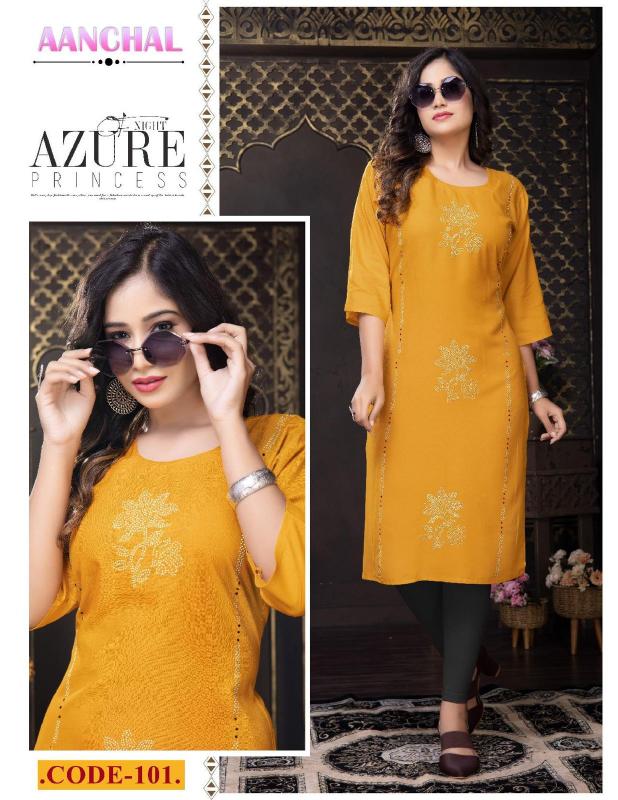 Beauty Aanchal Kurti Wholesale Catalog