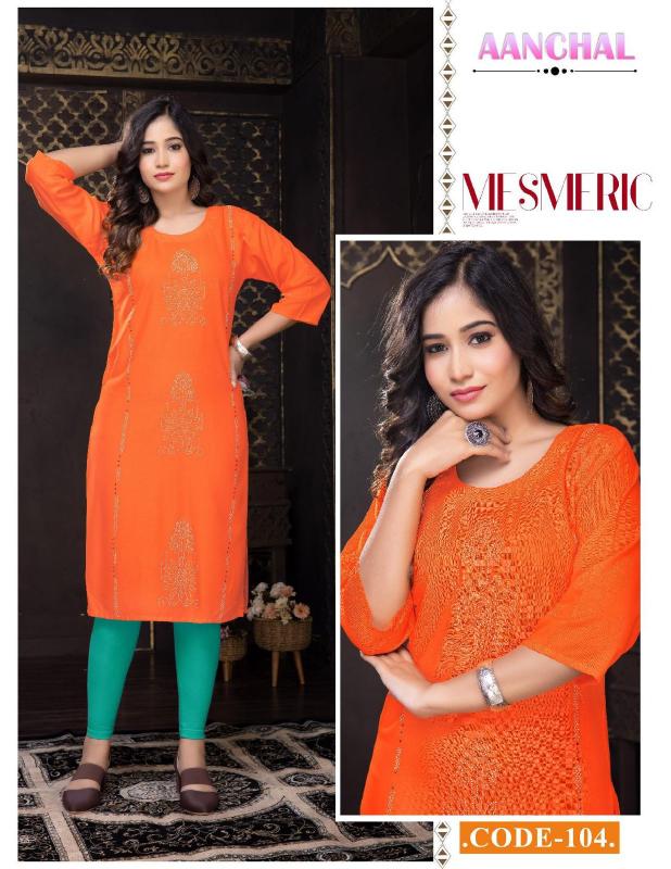 Beauty Aanchal Kurti Wholesale Catalog