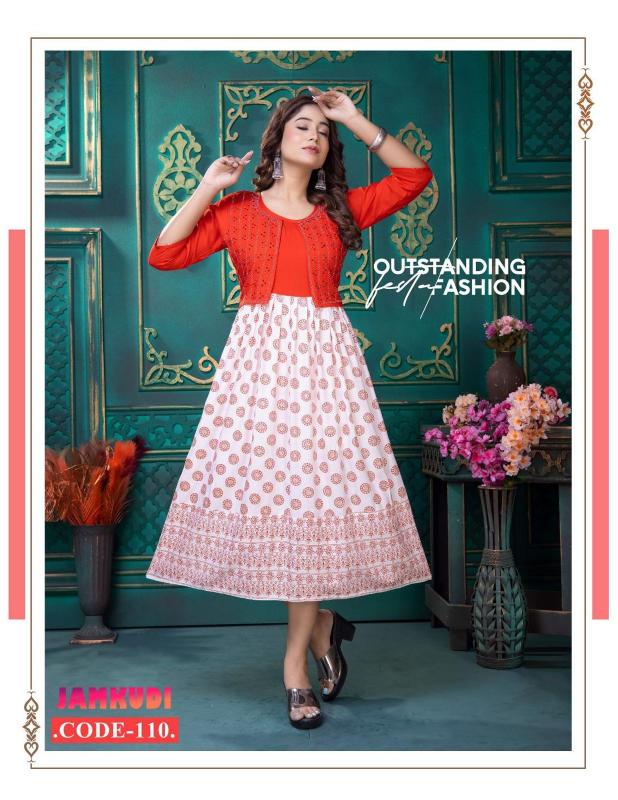 BEAUTY JAMKUDI (JACKET STYLE) Kurti Wholesale catalog