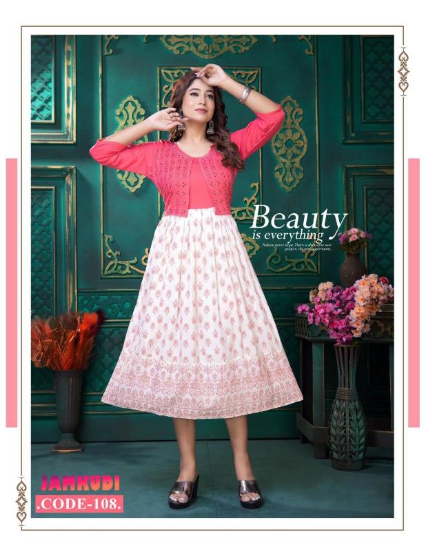 BEAUTY JAMKUDI (JACKET STYLE) Kurti Wholesale catalog