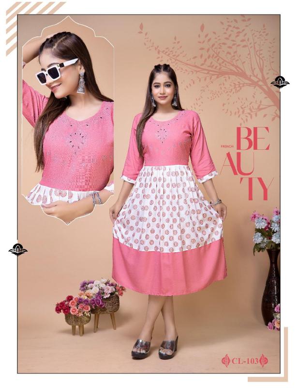 BEAUTY SHANAYA Rayon Kurti Wholesale Catalog
