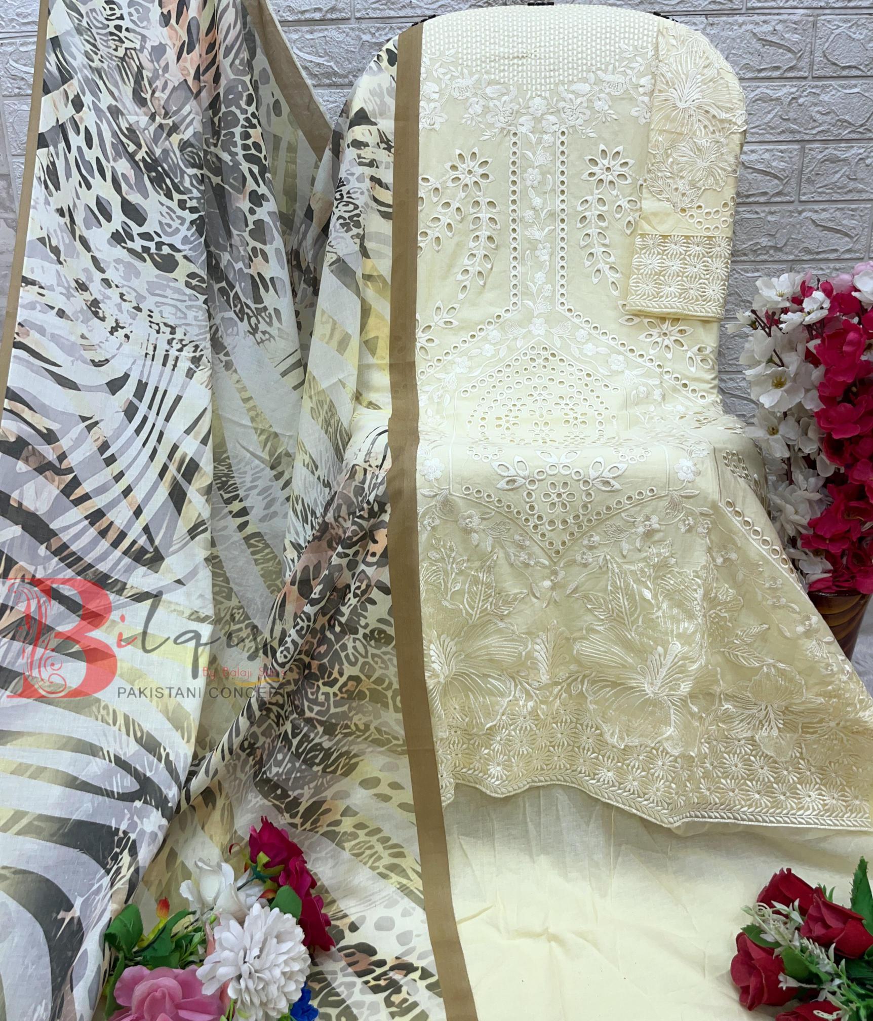 Bilqis Ocean Chiffon Dupatta Pakistani Wholesale catalog