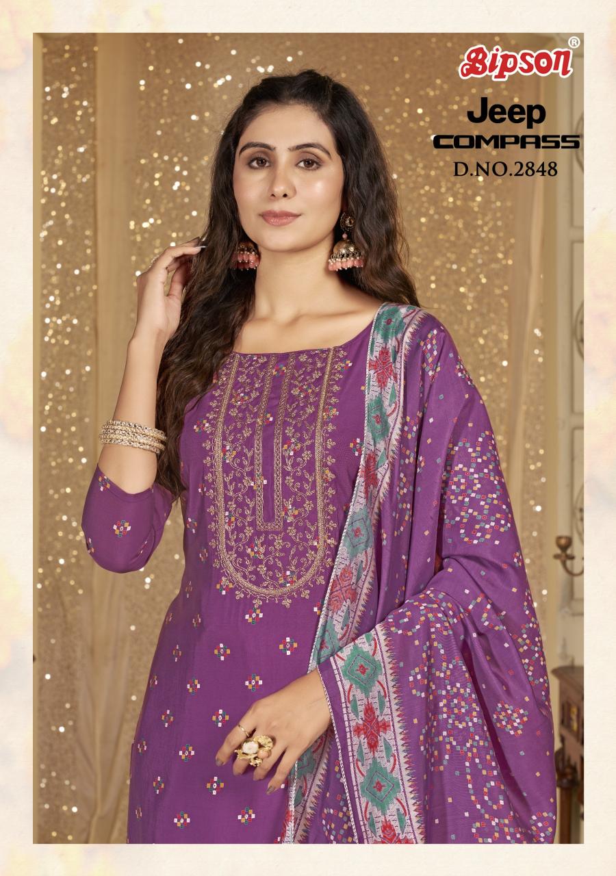 BIPSON Jeep Compass - 2848 Salwar Kameez Wholesale Catalog