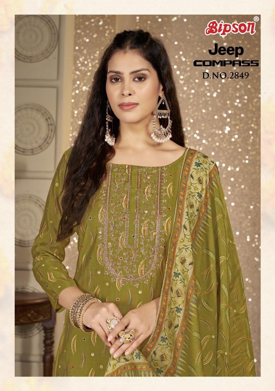 BIPSON Jeep Compass - 2849 Salwar Kameez Wholesale Catalog