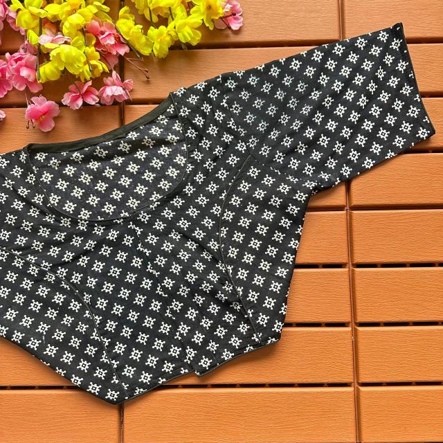 Blousewala Cotton Ajrakh PrintBlouse 