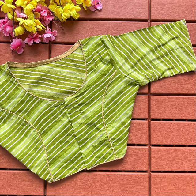 Blousewala Cotton Ajrakh PrintBlouse 