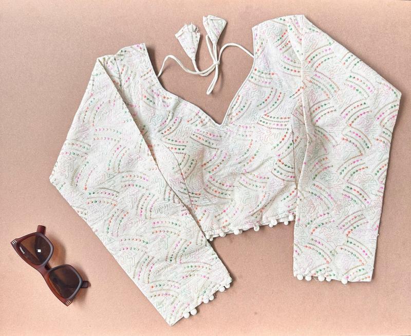 Blousewala Pure Camric Khadi Cotton
