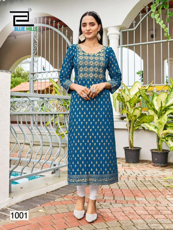 BLUE HILLS Big Boss Vol.10 Kurti Wholesale catalog