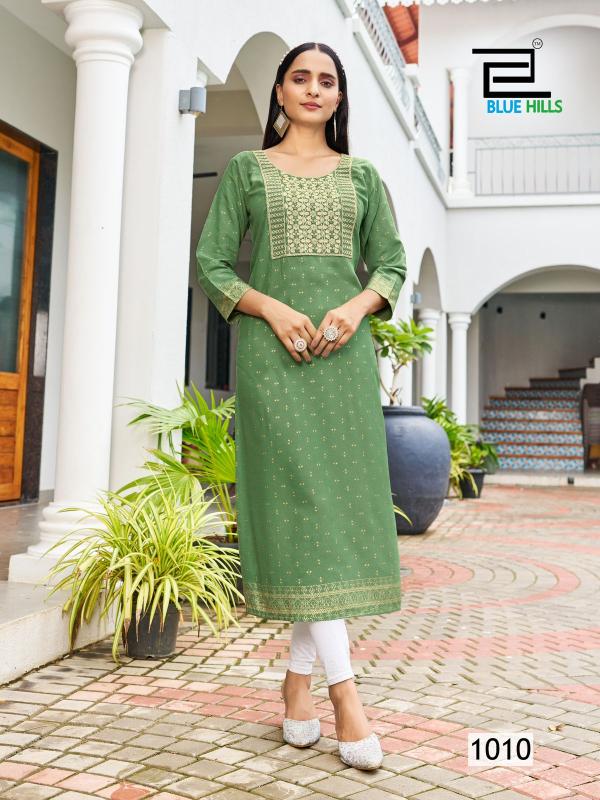 BLUE HILLS Big Boss Vol.10 Kurti Wholesale catalog