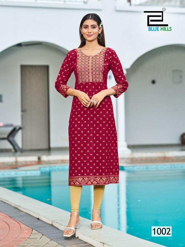 BLUE HILLS Big Boss Vol.10 Kurti Wholesale catalog