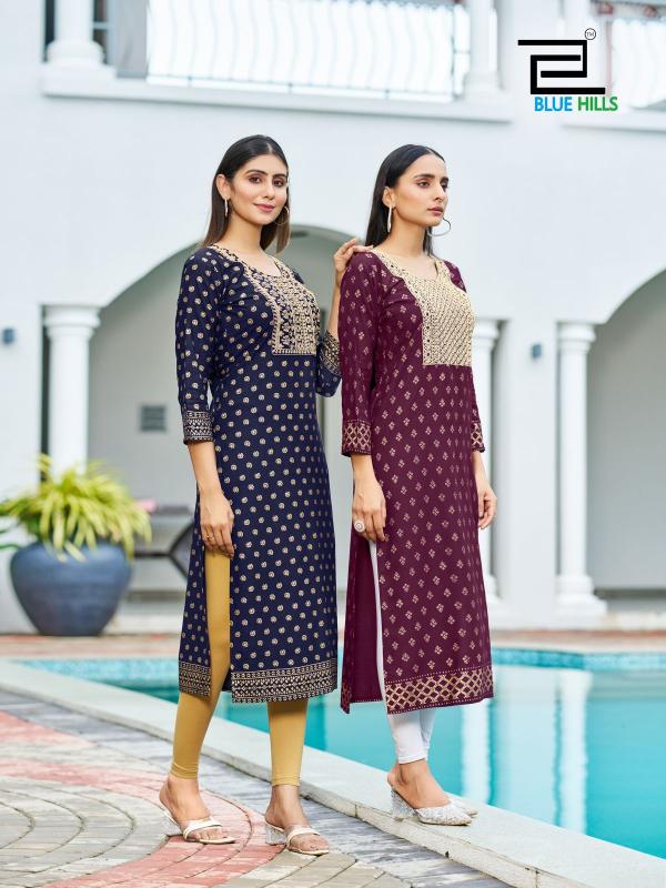BLUE HILLS Big Boss Vol.10 Kurti Wholesale catalog