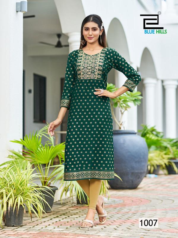 BLUE HILLS Big Boss Vol.10 Kurti Wholesale catalog