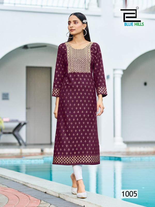 BLUE HILLS Big Boss Vol.10 Kurti Wholesale catalog