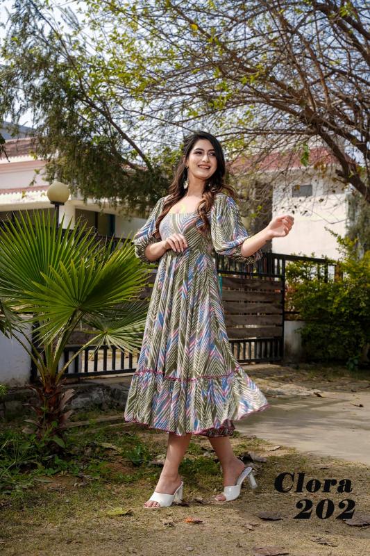 Clora vol 2 Long Kurti Wholesale Catalog