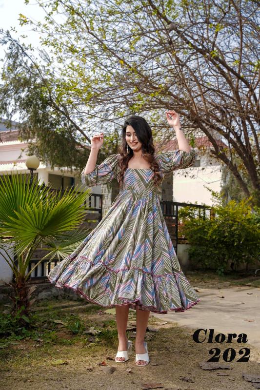 Clora vol 2 Long Kurti Wholesale Catalog