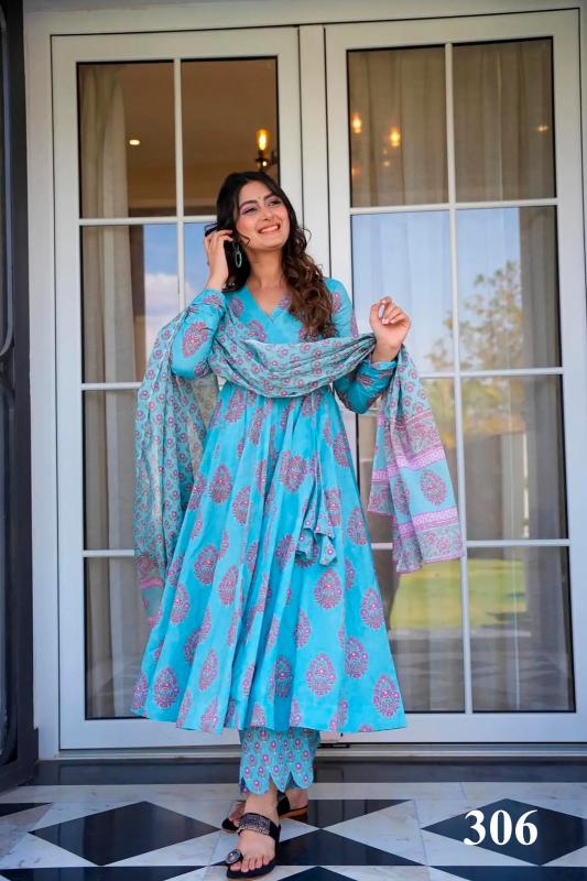 Clora vol 3 Gown Kurti Wholesale Catalog