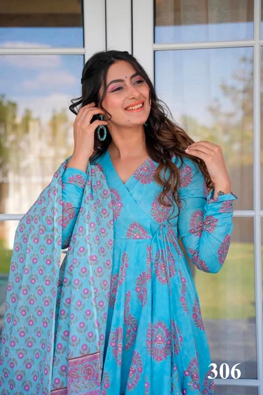 Clora vol 3 Gown Kurti Wholesale Catalog
