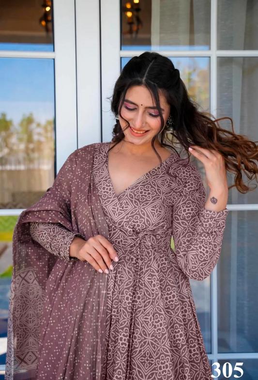 Clora vol 3 Gown Kurti Wholesale Catalog