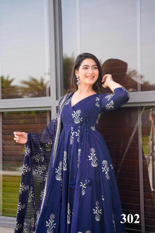 Clora vol 3 Gown Kurti Wholesale Catalog