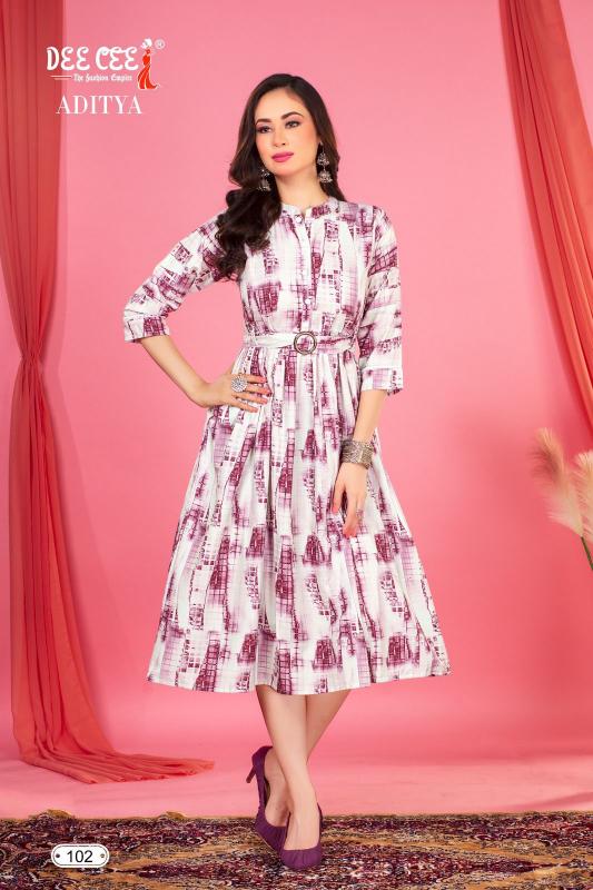 Deecee Aditya Digital Print Kurti Wholesale Catalog